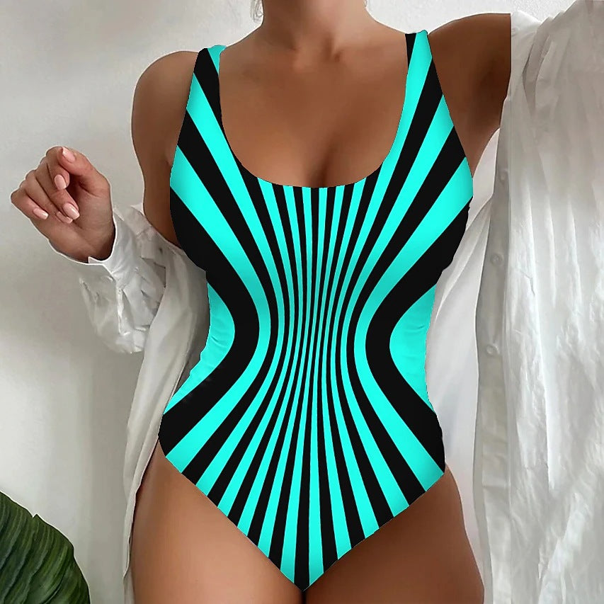 🔥👙【S~8XL】Модерен бързосъхнещ бански от една част, незаменим за плажа и морето през лятото 2025