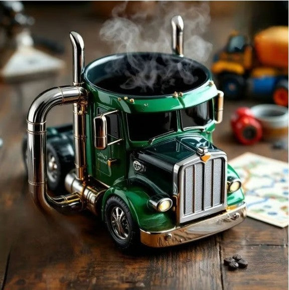 🚛Ръчно изработени чаши за кафе за камиони