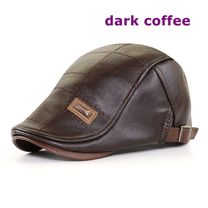 🧢【Kup jeden, drugi dostaniesz gratis】🔥Męski beret skórzany w stylu vintage