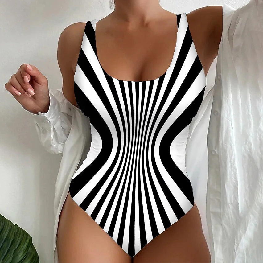 🔥👙【S~8XL】Модерен бързосъхнещ бански от една част, незаменим за плажа и морето през лятото 2025