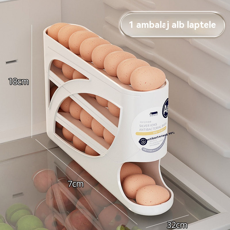 💥🥚🥚Плъзгаща се кутия за съхранение на яйца, подходяща за храна