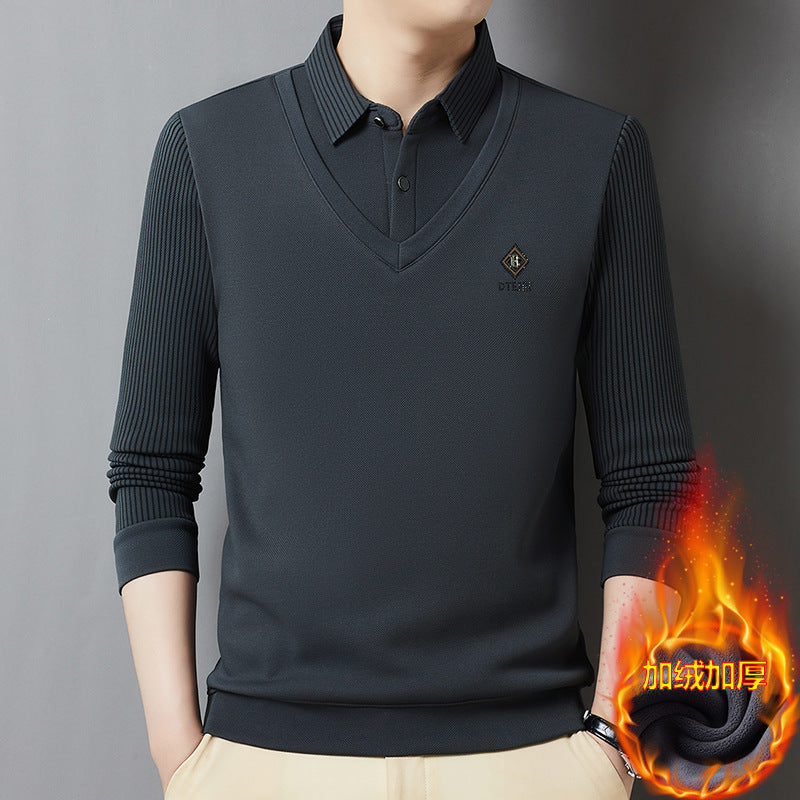 【30%OFF】🔥🔥(M-4XL) Мъжки термо топ от кашмирен клас всичко в едно