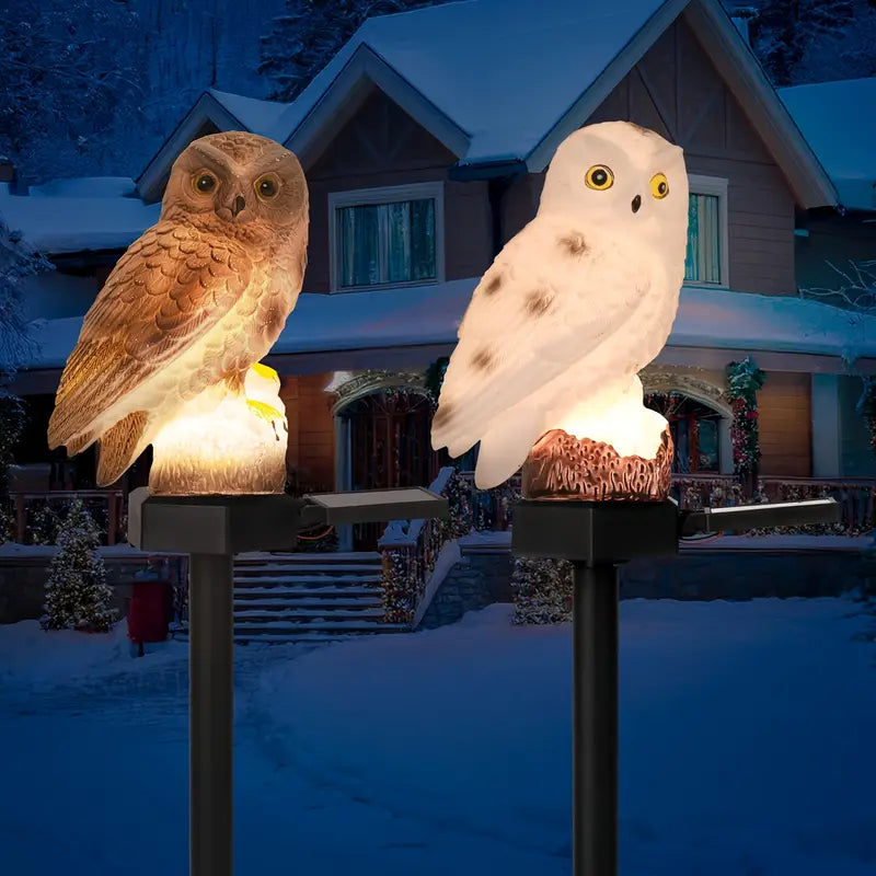 【Купете 1, вземете 1 безплатно】🦉 Декоративна слънчева лампа „Сова“ – Топла светлина за вашата градина