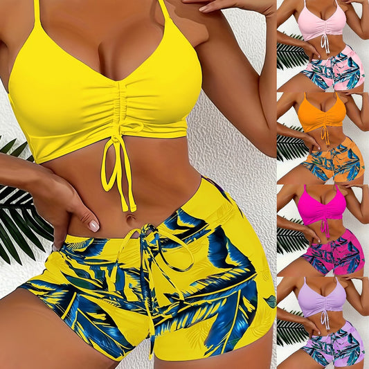 🏊👙【Купи 1, вземи 1】🌴 Елегантен бански с щампа в големи размери
