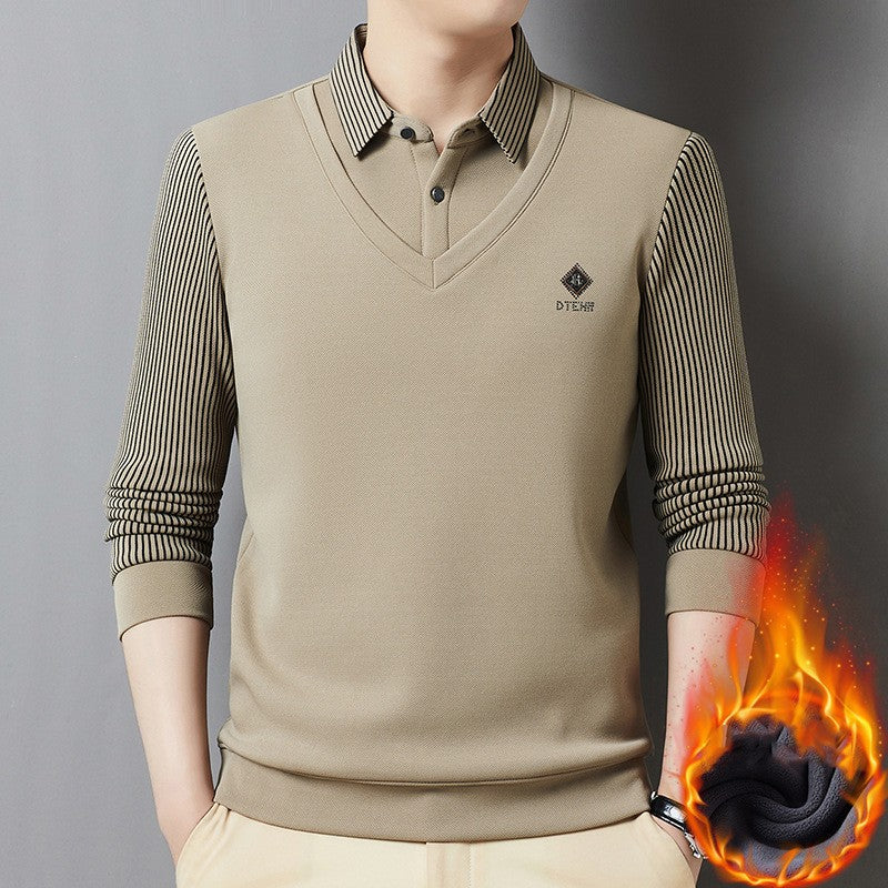 【30%OFF】🔥🔥(M-4XL) Мъжки термо топ от кашмирен клас всичко в едно