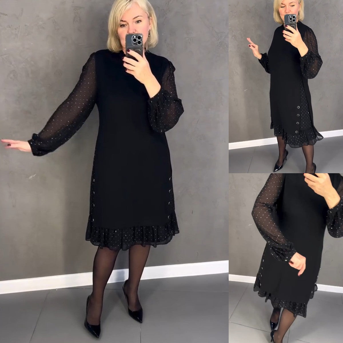 💖💖【S-5XL】🍁🍂Нова висококачествена модерна рокля.