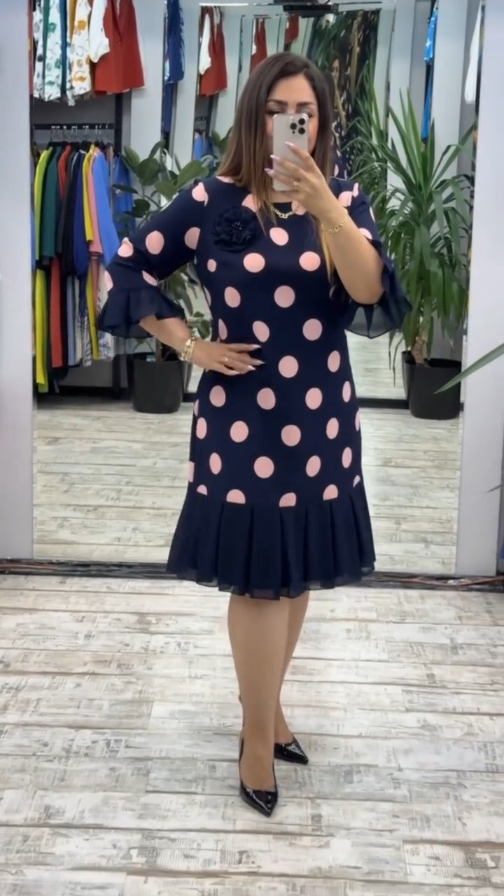 💟【S-5XL】👗 Нова модна рокля, класически дизайн, елегантна и семпла