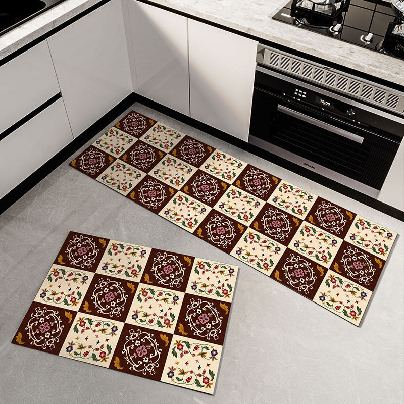 🛒Купете 1 и вземете 1 безплатно👉【40*60+40*120cm】Често използвана у дома🔥Супер абсорбираща подова подложка【2бр】