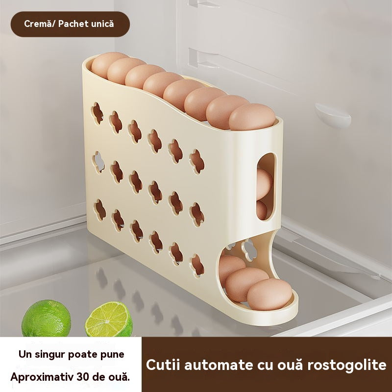 💥🥚🥚Плъзгаща се кутия за съхранение на яйца, подходяща за храна