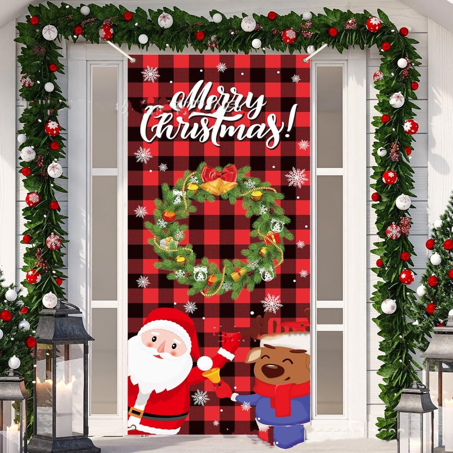 【Купете 1, вземете 1 безплатно】🎄Ранна коледна разпродажба: 50% отстъпка 🎅Коледни украси за врати🎅