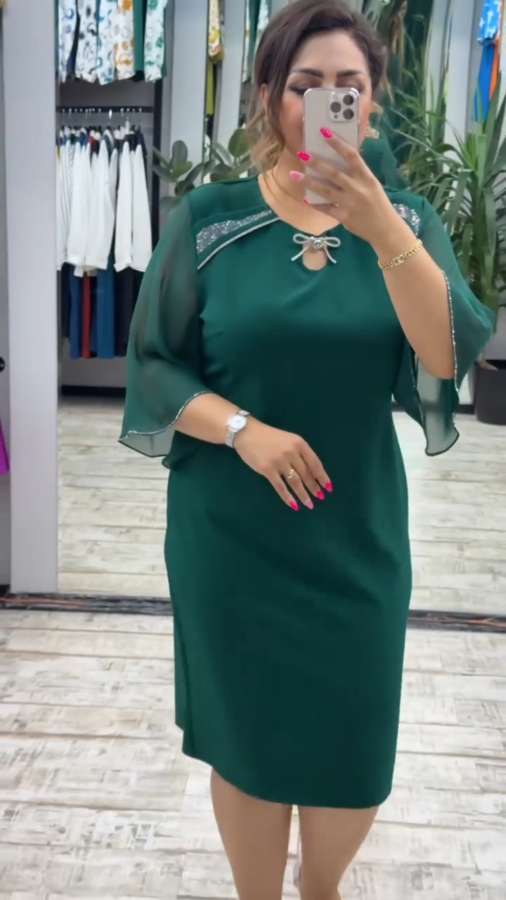 🔥【Оферта за ограничено време】💋【S-5XL】👗 Нова модна рокля, класически дизайн, елегантна и семпла