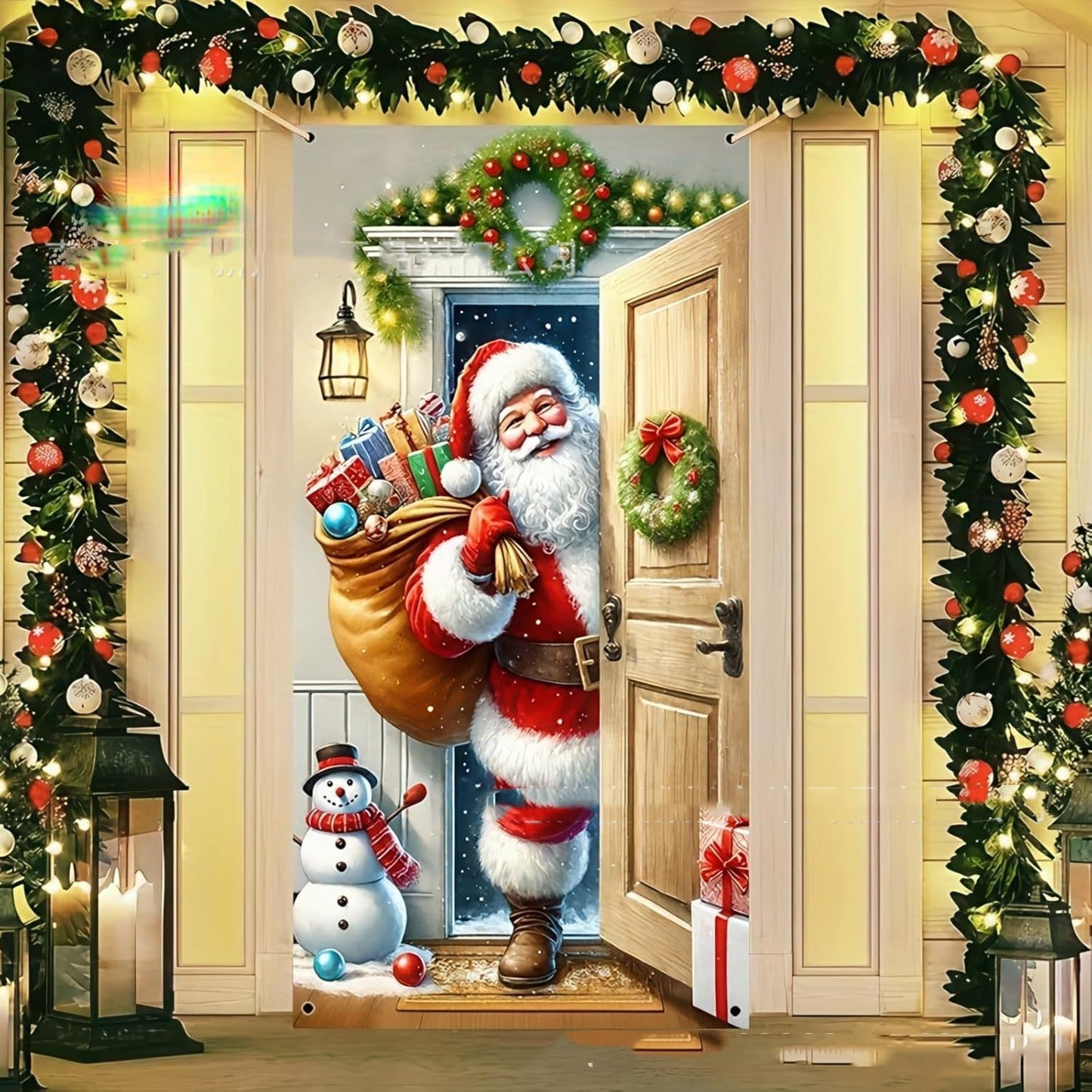 【Купете 1, вземете 1 безплатно】🎄Ранна коледна разпродажба: 50% отстъпка 🎅Коледни украси за врати🎅