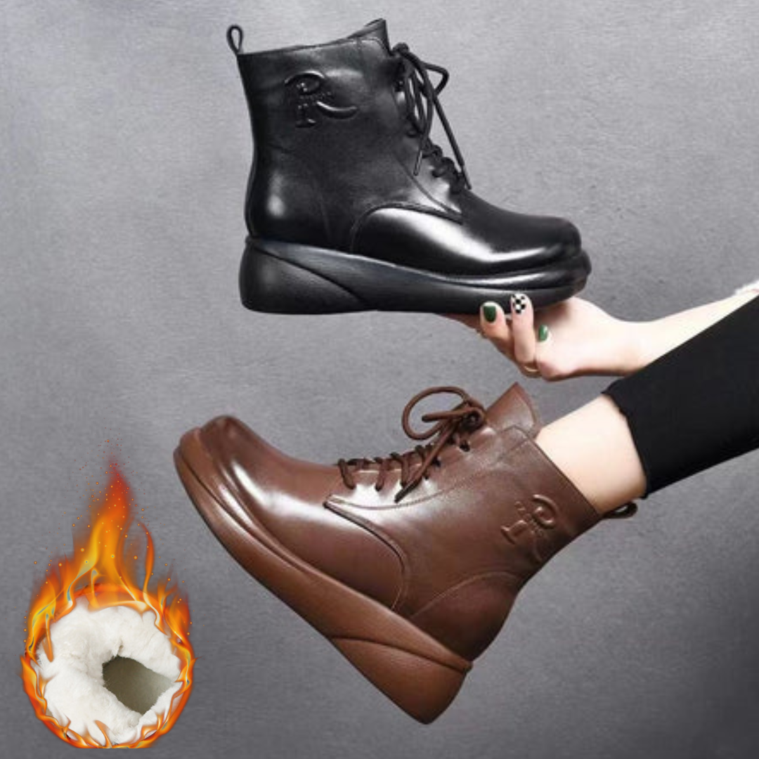 【30%OFF - Отстъпка】【35-40】Водоустойчиви и издръжливи ботуши от чиста кожа