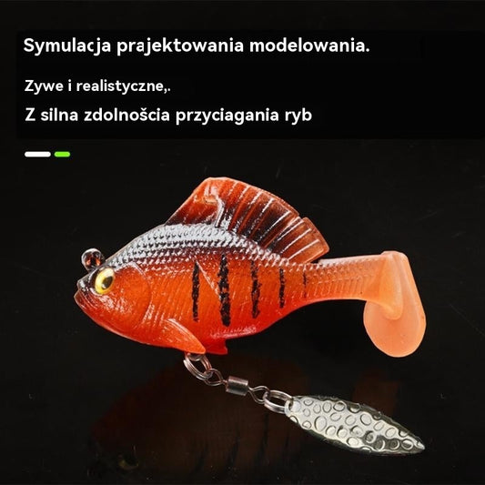🎣【6/12 бр.】 меки риболовни примамки с множество предварително монтирани джиг глави