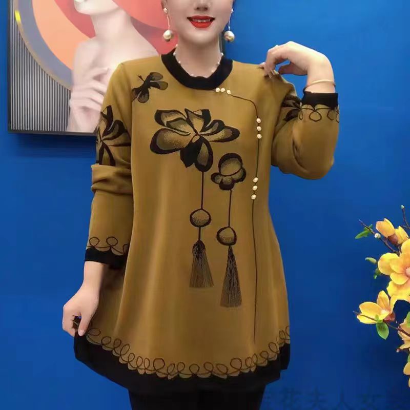 🍁🍂【M-5XL】2025 Nowe, modne, jesienno-zimowe bluzki z dzianiny