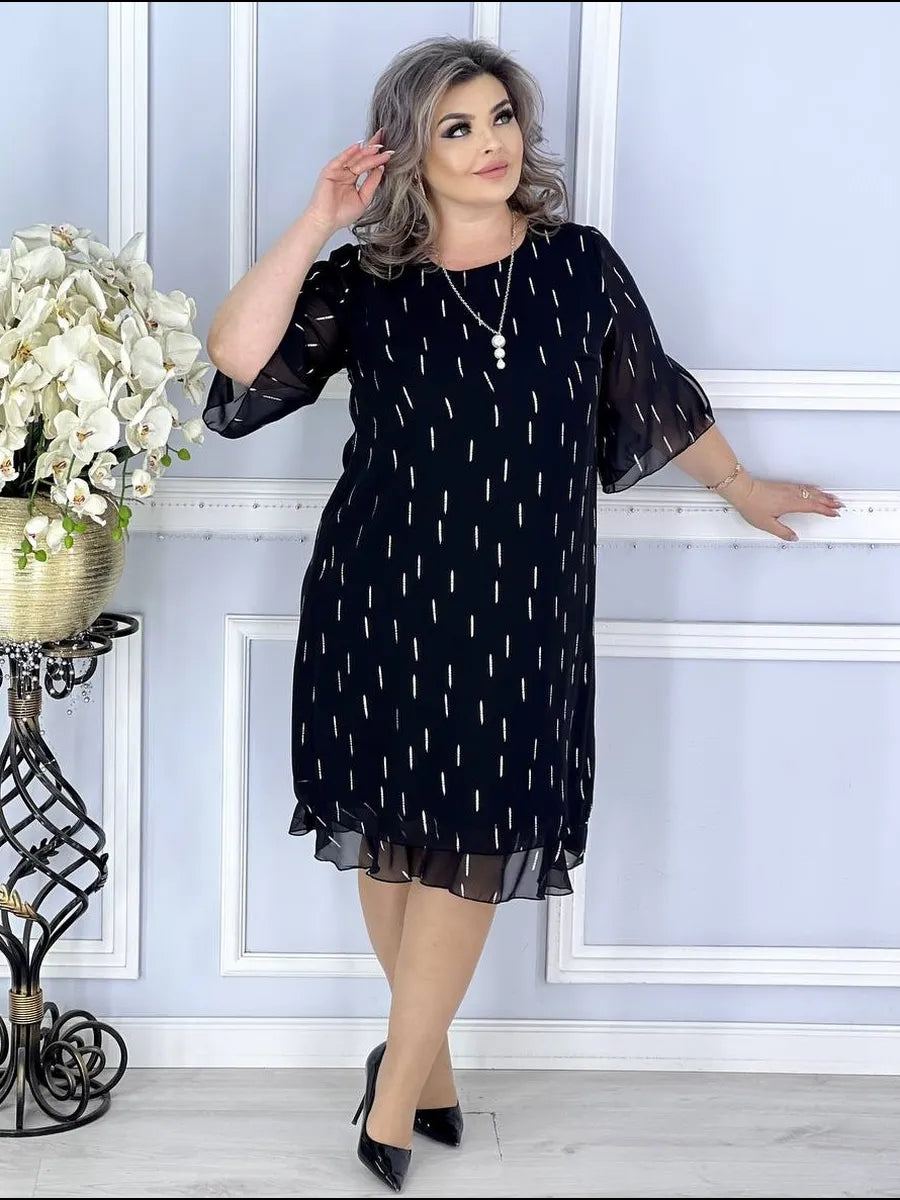 50% ОТСТЪПКА【Купете 1, вземете 1 безплатно】Нов стил 2025💖【S~5XL】Стилна и елегантна рокля