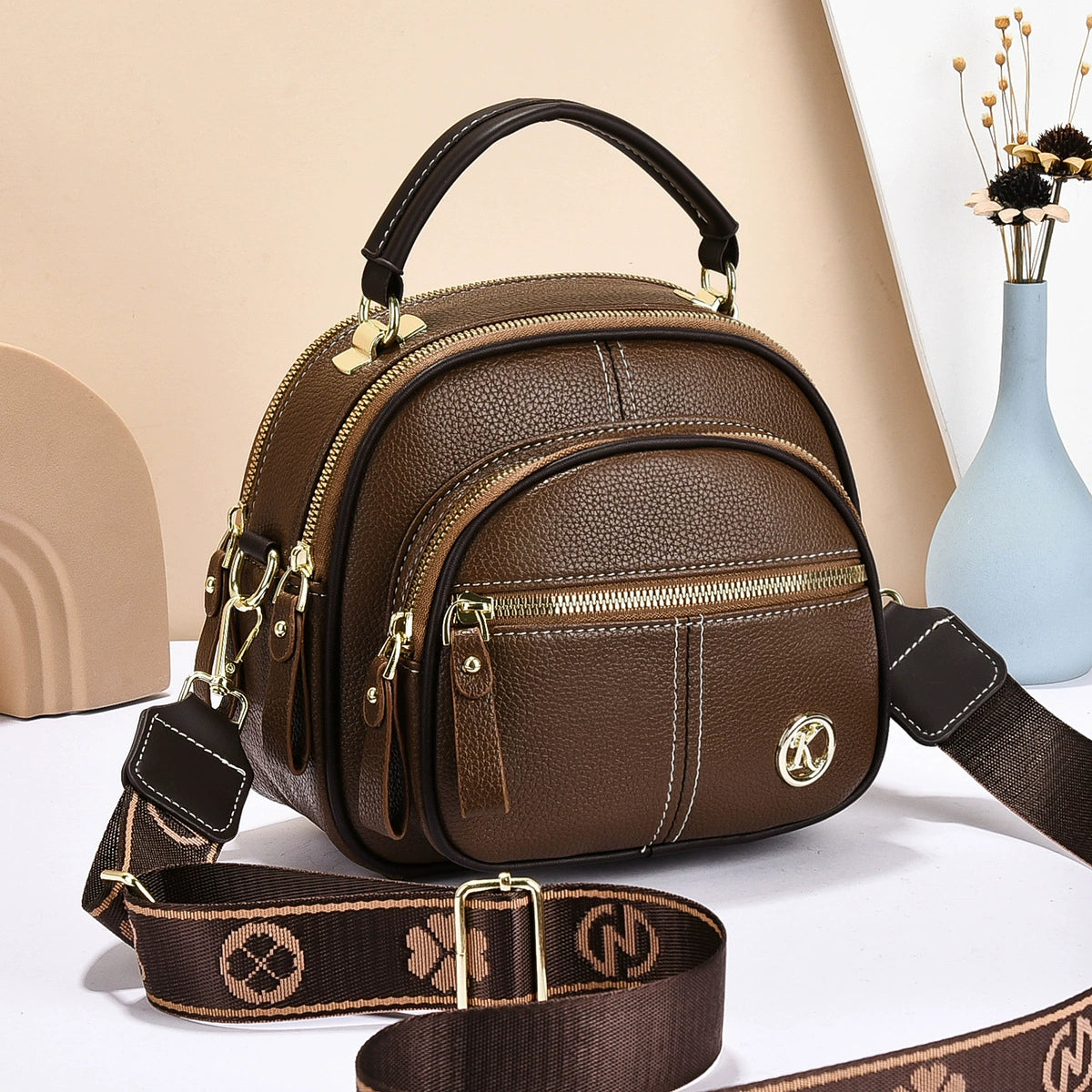 💟【Промоция с намаление на цената】👜2025 Нова малка квадратна преносима чанта/чанта през рамо с голям капацитет