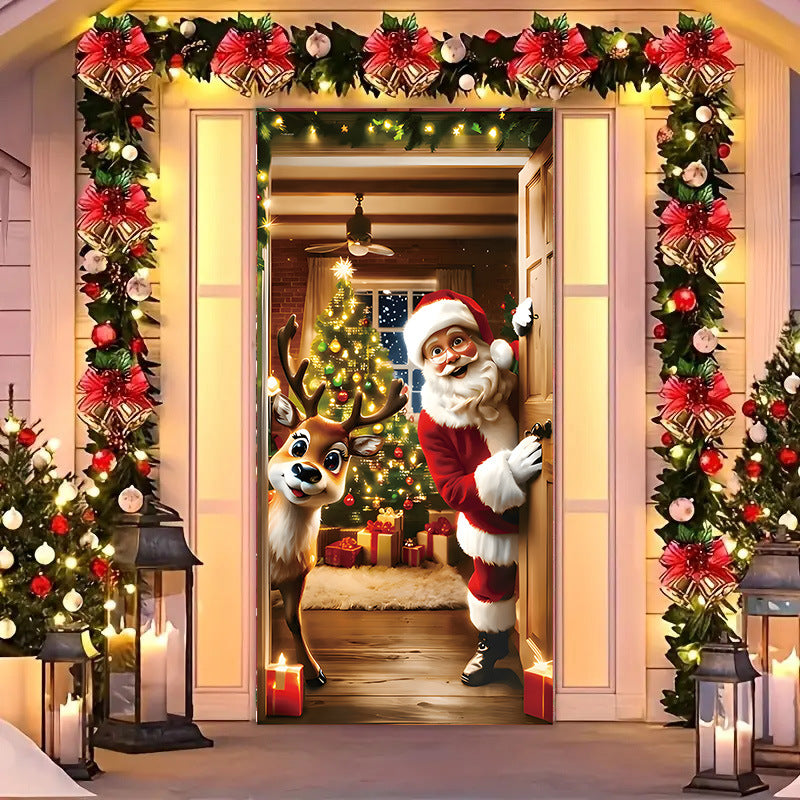 🎄Ранна коледна разпродажба: 50% отстъпка 🎅Коледни украси за врати🎅