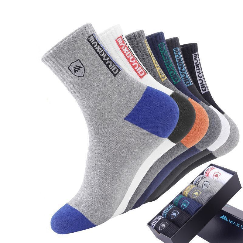 😍🧦【10 чифта】2025 г. Нови мъжки памучни чорапи с дезодорант, абсорбиращи потта