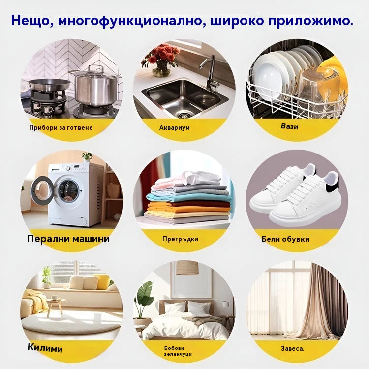 🎁【Най-нови изследвания и разработки от Япония】Многофункционални ефервесцентни почистващи таблетки