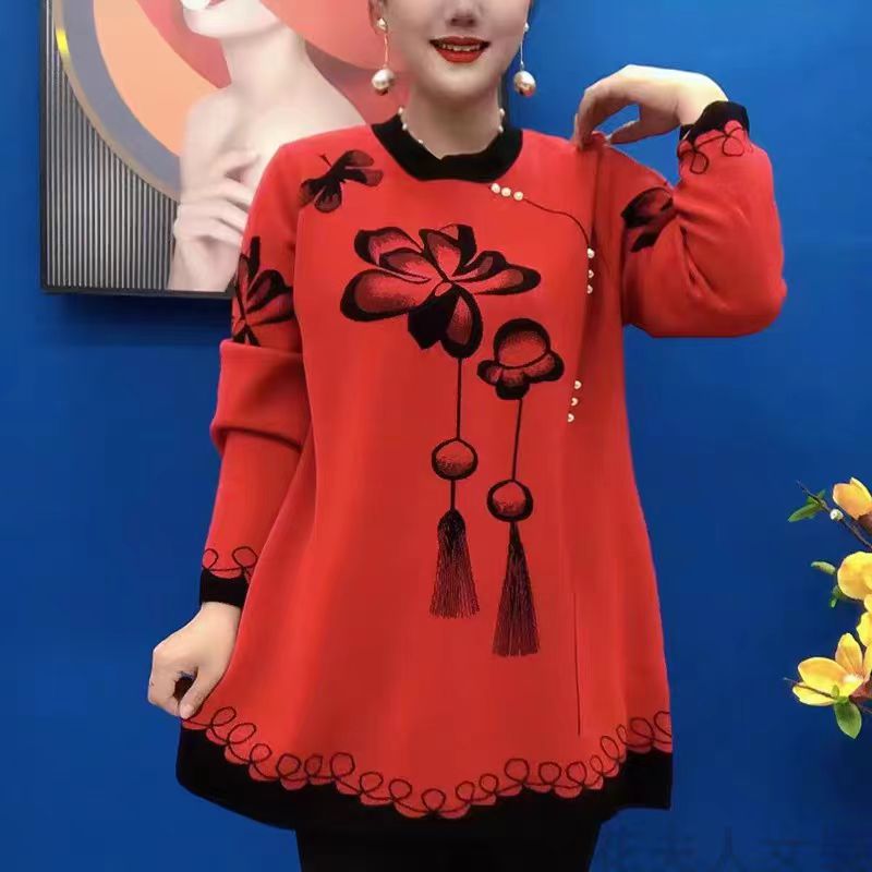 🍁🍂【M-5XL】2025 Nowe, modne, jesienno-zimowe bluzki z dzianiny