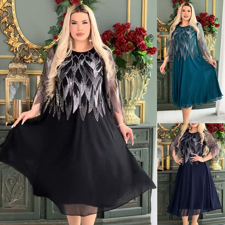 【S-5XL】🌸👗Нова елегантна рокля 2025