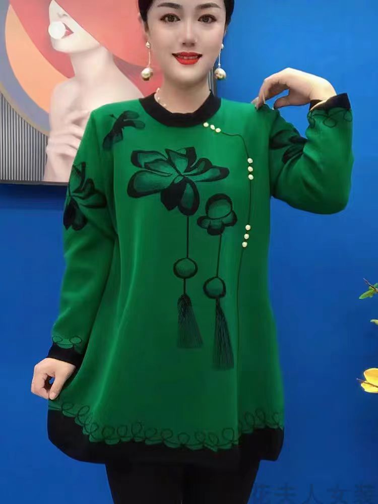 🍁🍂【M-5XL】2025 Nowe, modne, jesienno-zimowe bluzki z dzianiny