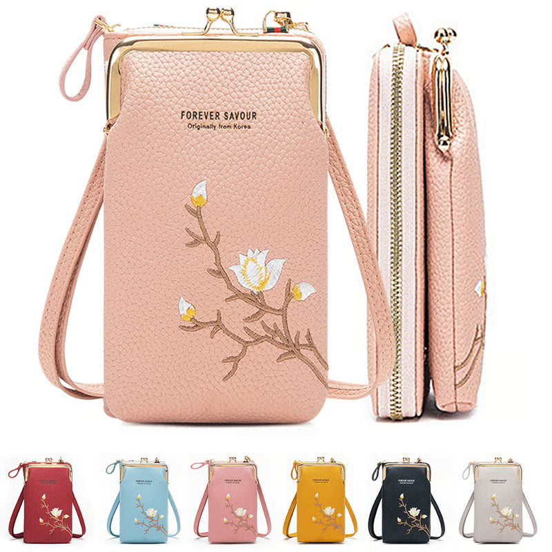 🔥【50% отстъпка】👜Бродирана чанта през рамо със стилен дизайн и дълга презрамка 2025