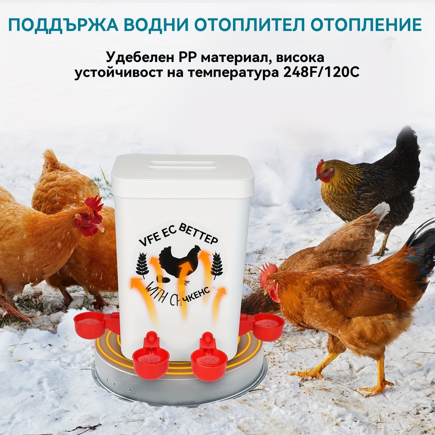 🔥🐔【20бр】Автоматична купа за пиене на домашни птици