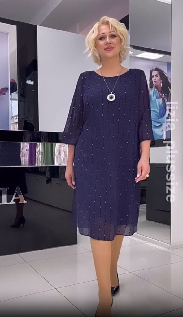 💐【S-5XL】Модна ежедневна рокля за лятото на 2025 г., елегантна и семпла.