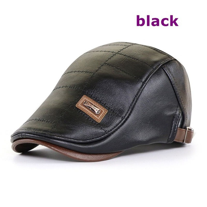 🧢【Kup jeden, drugi dostaniesz gratis】🔥Męski beret skórzany w stylu vintage