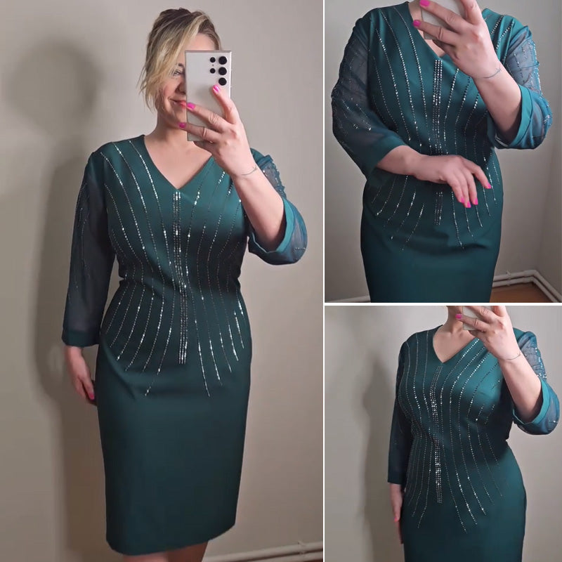 【S-5XL】Нова модна и елегантна рокля