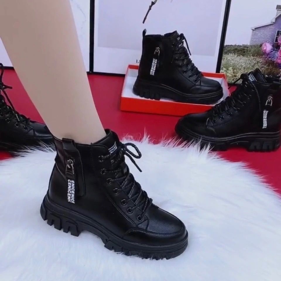 💥【35-40】👢2025 Нови зимни ботуши Кашмирена кожа Водоустойчив памук Удебеляване