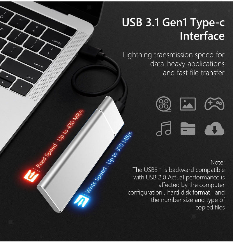 ⚡【1 TB, 2 TB, 4 TB, 8 TB, 12 TB, 16 TB】Мобилен SSD диск SSD
