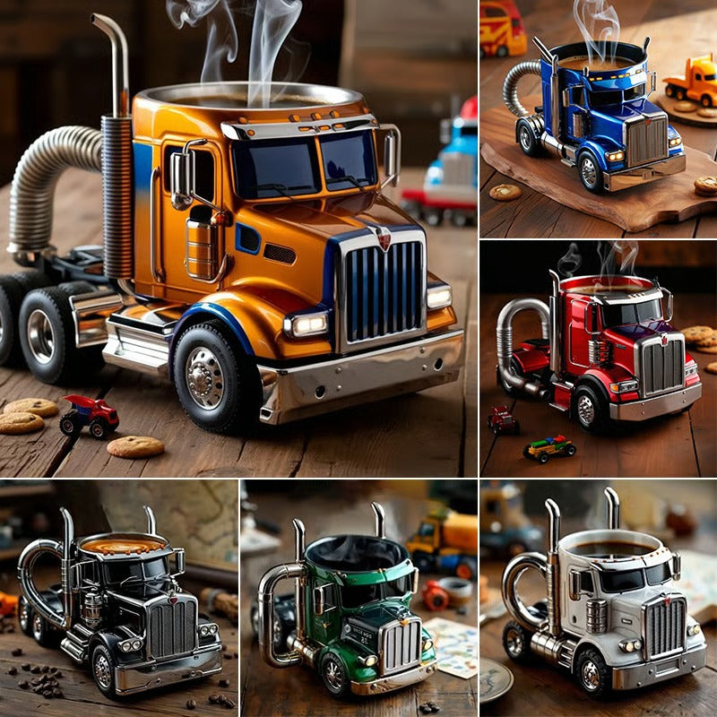 🚛Ръчно изработени чаши за кафе за камиони