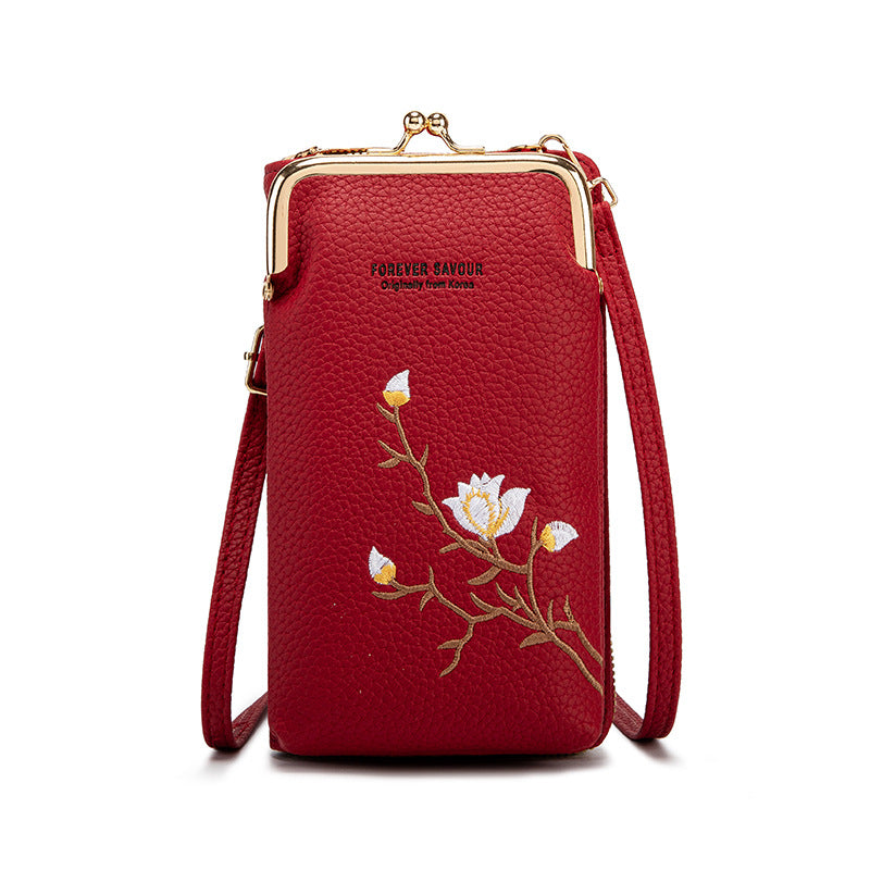 🔥【50% отстъпка】👜Бродирана чанта през рамо със стилен дизайн и дълга презрамка 2025