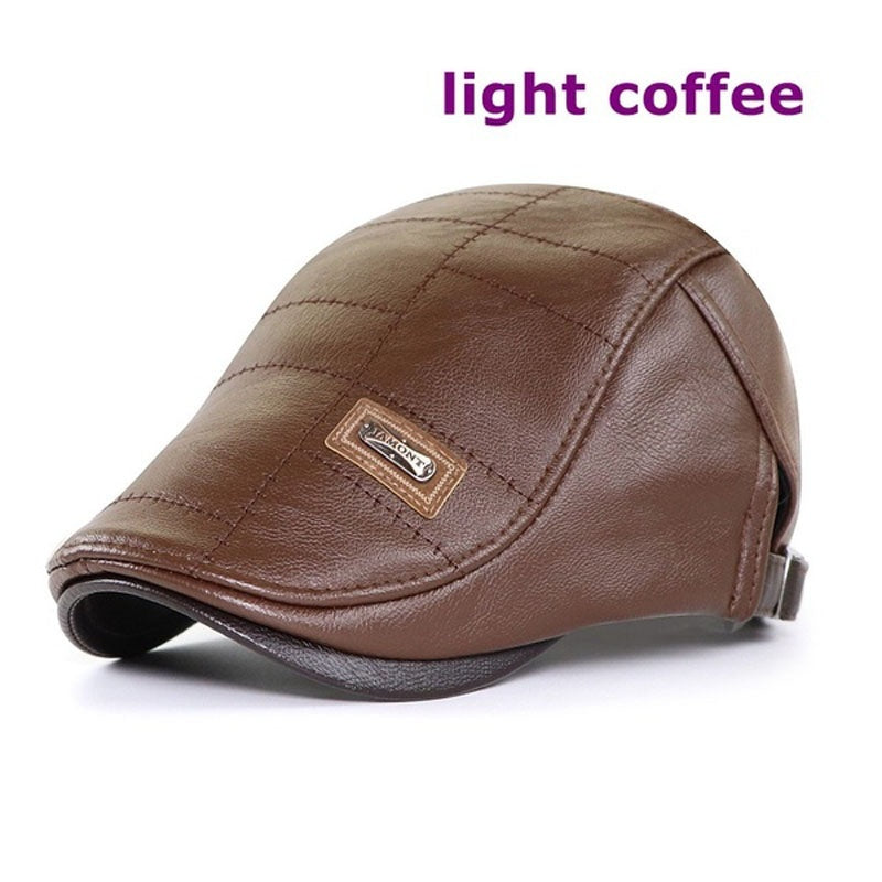 🧢【Kup jeden, drugi dostaniesz gratis】🔥Męski beret skórzany w stylu vintage