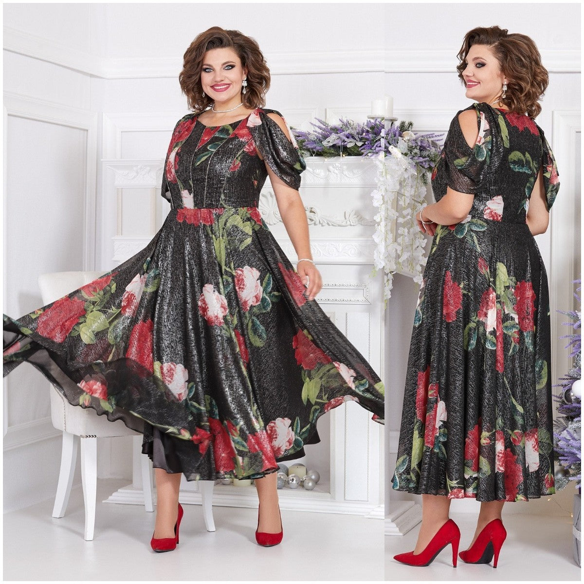 💃💃【30% off】【S-5XL】❤️Нова висококачествена тънка рокля от 2024 г.