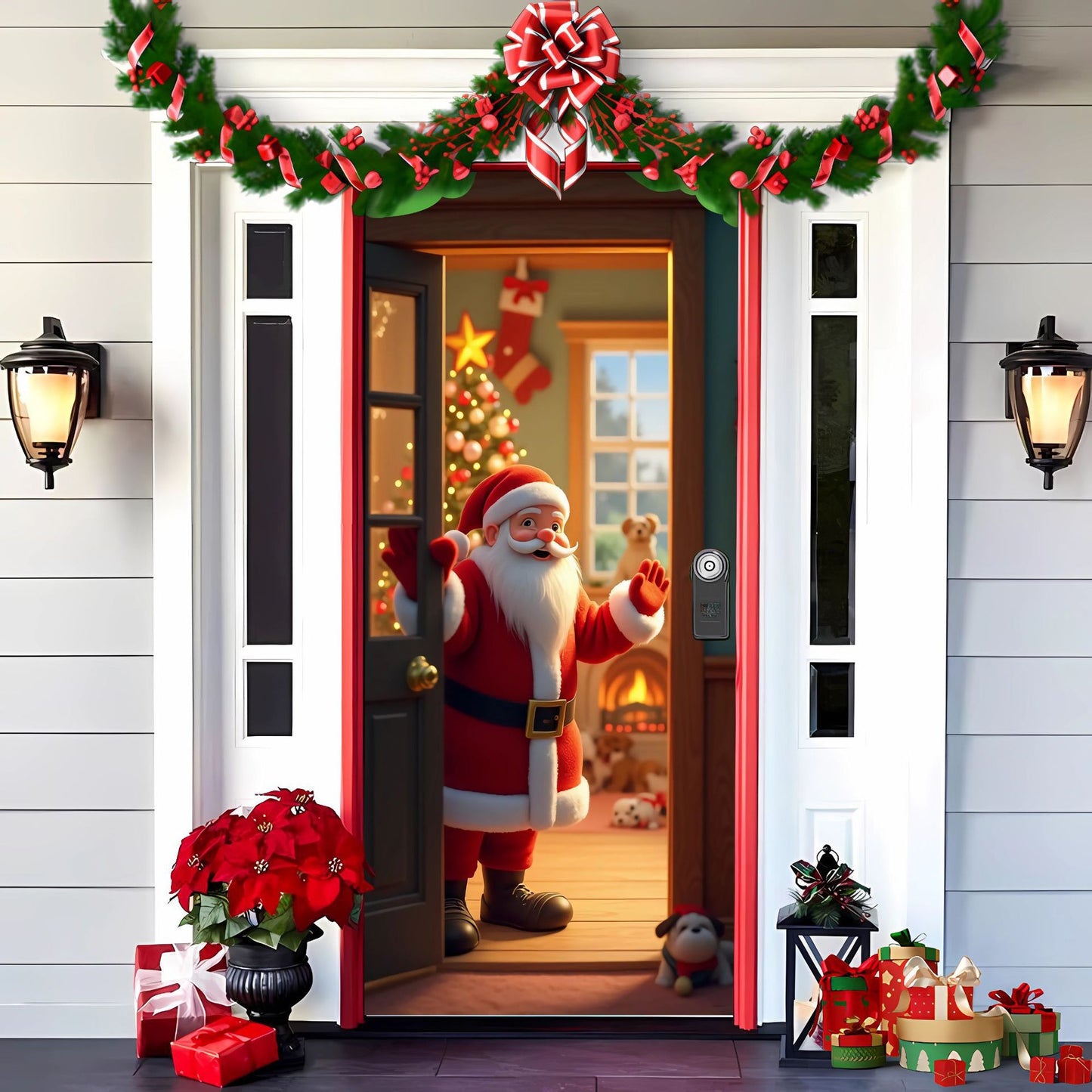🎄Ранна коледна разпродажба: 50% отстъпка 🎅Коледни украси за врати🎅