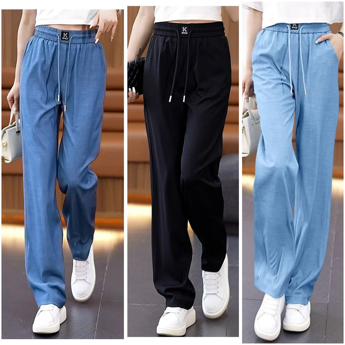 ❤️👖【S-3XL】Нови висококачествени ежедневни панталони с мек драп от 2025 г.
