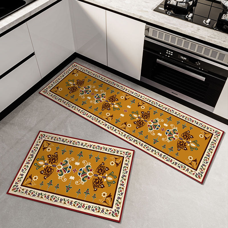 🛒Купете 1 и вземете 1 безплатно👉【40*60+40*120cm】Често използвана у дома🔥Супер абсорбираща подова подложка【2бр】