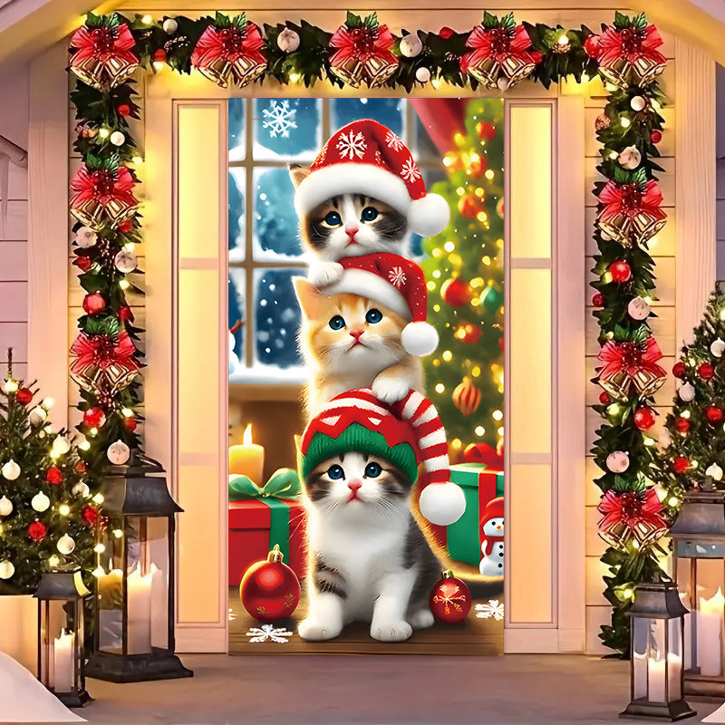 🎄Ранна коледна разпродажба: 50% отстъпка 🎅Коледни украси за врати🎅
