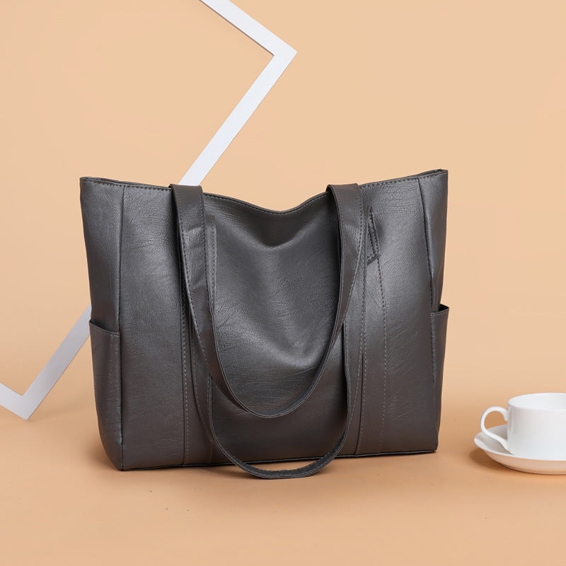 💥【Ограничена оферта - 50% отстъпка】💥👜 Нов дамски чантa с мека кожа ✨Кежуал стил, голям обем✨