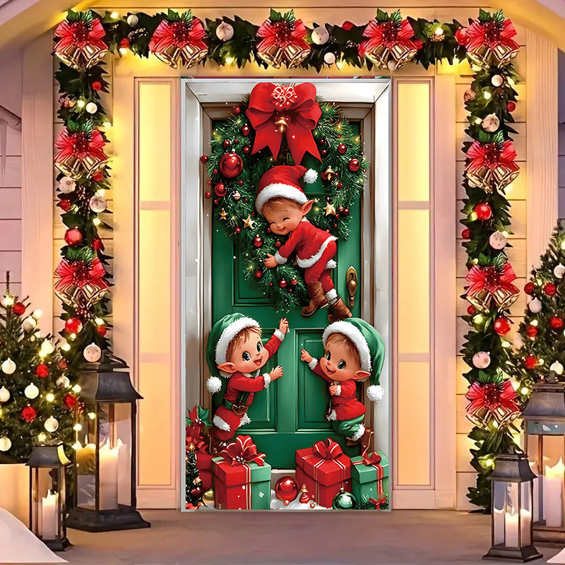 🎄Ранна коледна разпродажба: 50% отстъпка 🎅Коледни украси за врати🎅