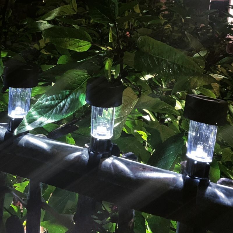 【8 артикула】💡Слънчеви градински лампи за открито, лампи за тревни площи, декоративно осветление