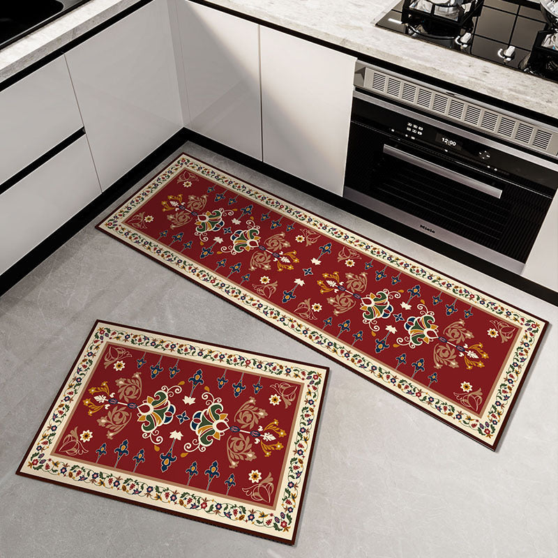 🛒Купете 1 и вземете 1 безплатно👉【40*60+40*120cm】Често използвана у дома🔥Супер абсорбираща подова подложка【2бр】