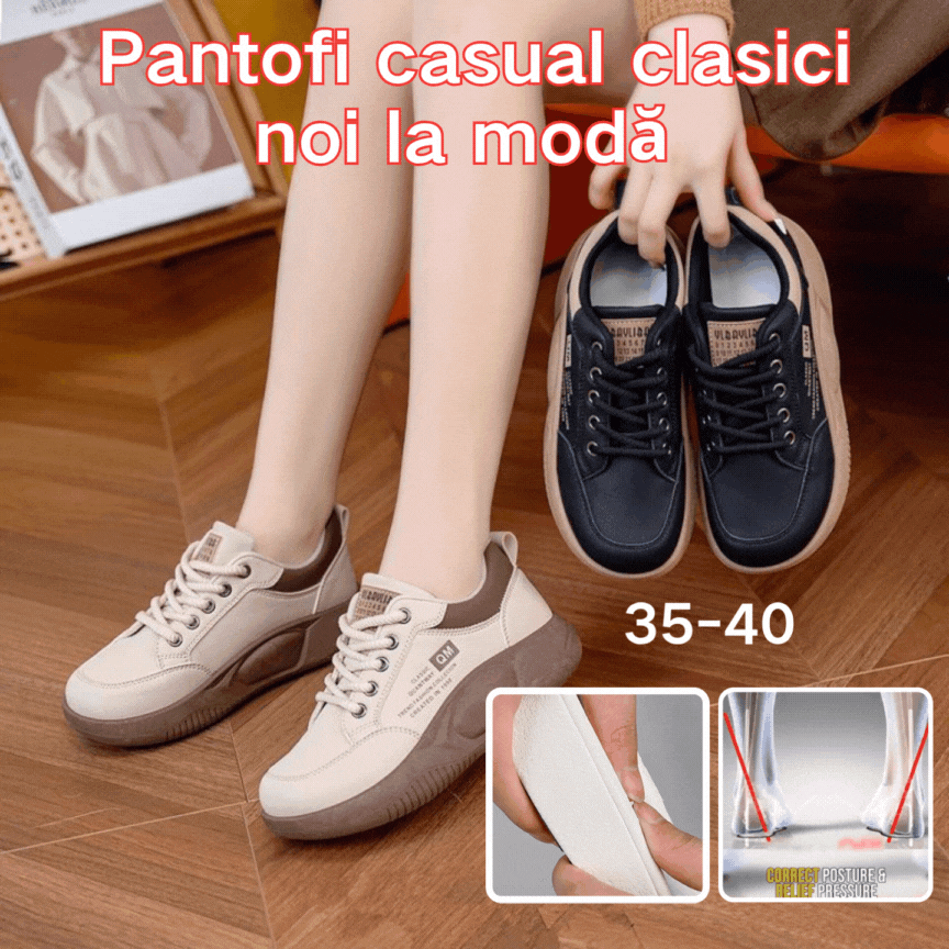 🏆【Купи 1, вземи 1 безплатно】👟【35-40】Модерни ежедневни обувки с дебела подметка, нов модел, 2025