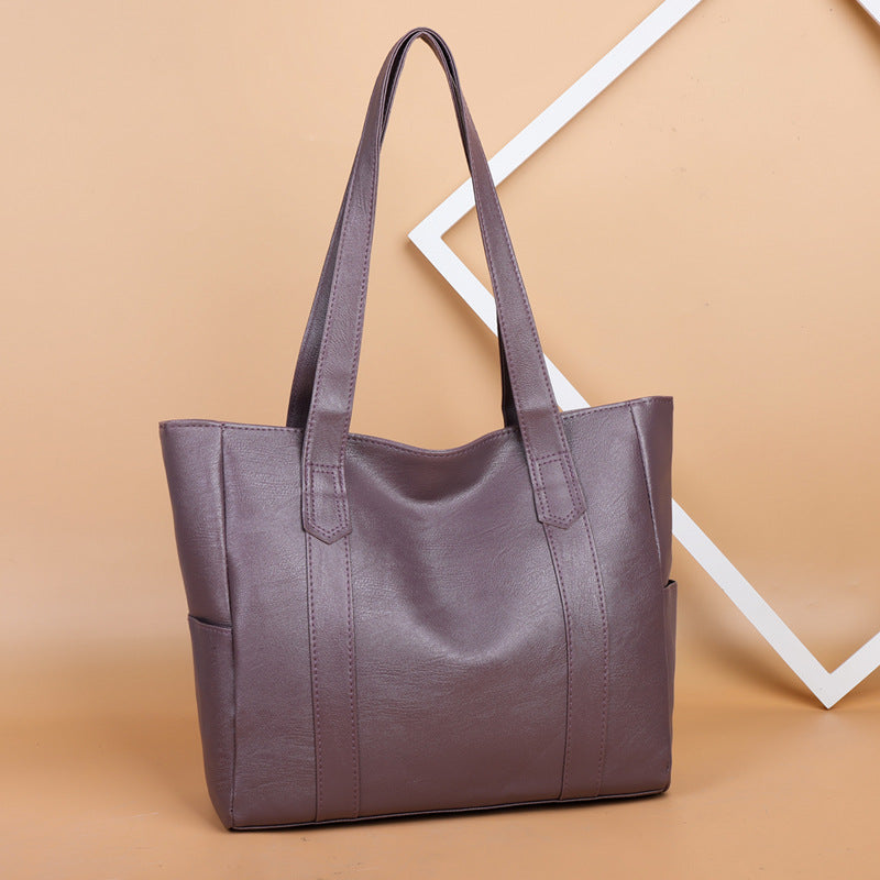 💥【Ограничена оферта - 50% отстъпка】💥👜 Нов дамски чантa с мека кожа ✨Кежуал стил, голям обем✨