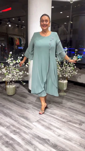 💗💃【S-5XL】 2025 Нови висококачествени рокли от шифон с високо качество