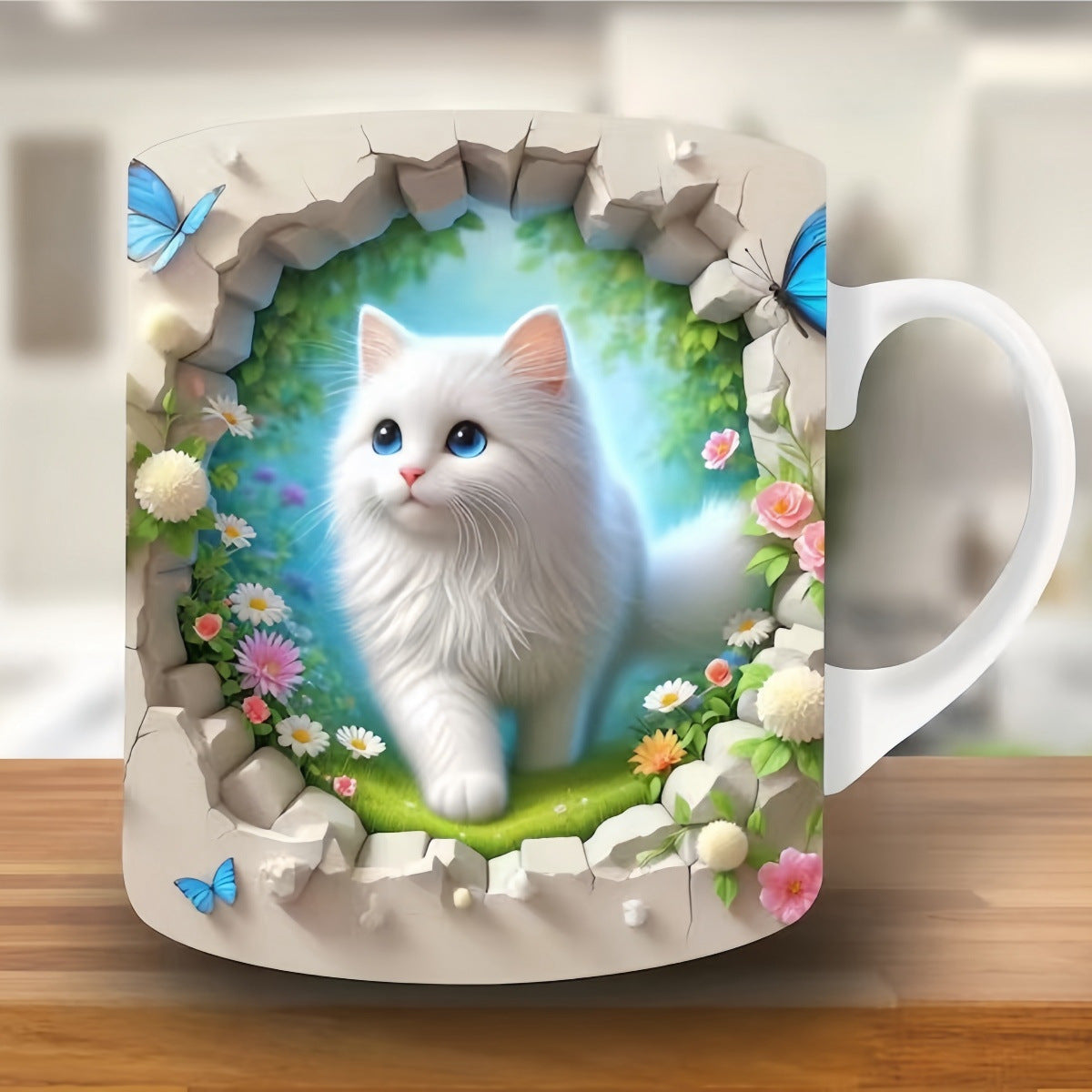 🎁Креативна чаша за кафе „Котка“, идеалният подарък